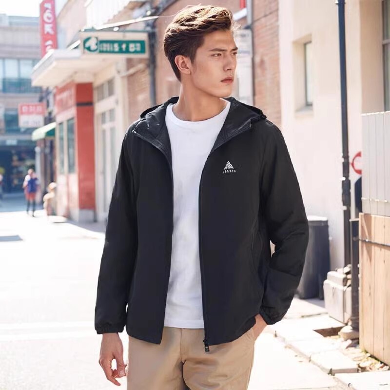 Men's Summer and Autumn Thin Windbreaker Jacket, Casual Windproof Softshell Jacket, Quick-Dry Couple's Jacket, Sports Sun Protection Clothing Men's Summer and Autumn Thin Windbreaker Jacket, Casual Windproof Softshell Jacket, Quick-Dry Couple's Jacket, Sports Sun Protection Clothing
