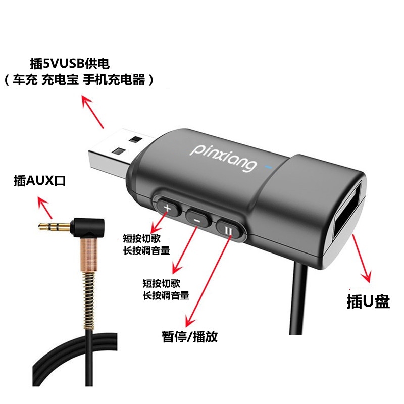 Aux to USB Car Aux Audio Cable for Car Use, Plug in USB Flash Drive Cd Player, 3.5mm Car Mp3 Adapter Cable Female Connector Aux to USB Car Aux Audio Cable for Car Use, Plug in USB Flash Drive Cd Player, 3.5mm Car Mp3 Adapter Cable Female Connector