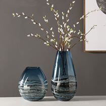 Vase decoration living room flower arrangement light luxury high-end homestay style simple plain modern handicrafts home decoration soft decoration