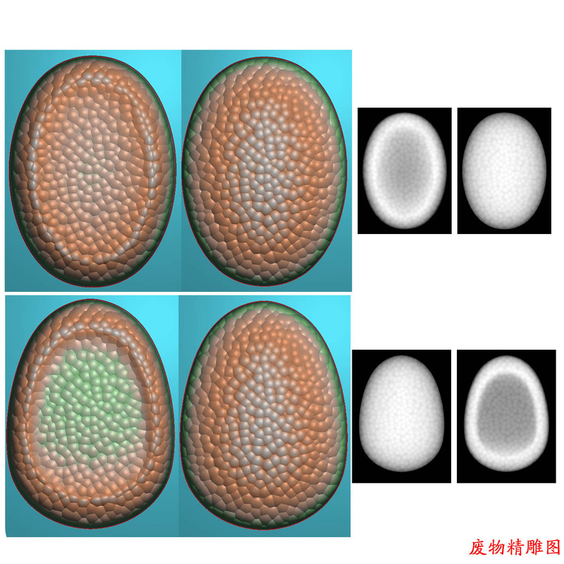 88051 Raised Dot Hammer Texture Oval Finger Scratch Pattern Bmp Grayscale Image Jade Carving Image Relief Image