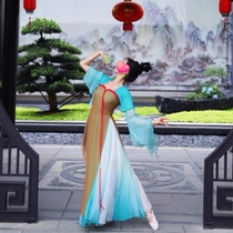 New national style classical style Han and Tang Dynasty palace chest-high elegant slimming gradual art test practice stage performance costume set