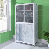 Vegetable Cabinet Home Kitchen Breathable Bowl Cabinet Rural Cabinet Hearth Hearth Locker Old stainless steel accommodating small rental
