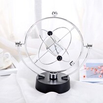 Perpetual motion and non-stop creative pendulum suspension Anti-gravity Black tech Sensation Desktop Physical Model Steel Ball Cycle Decorations