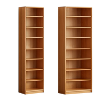 All solid wood narrow cabinet side cabinet high standing cabinet solid wood bookcase long wall narrow slit storage cabinet living room corner simple cabinet