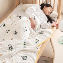 Category A Childrens Summer Cooling Quilt Kindergarten Baby Nap Cooling Ice Silk Thin Quilt Newborn Baby Air Conditioning Quilt Washable