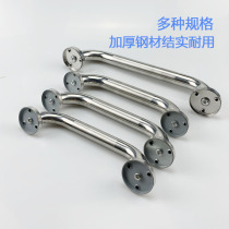 Boutique 304 201 stainless steel medium sand elbow 32 round tube thickened double cover screw large handle wooden door handle