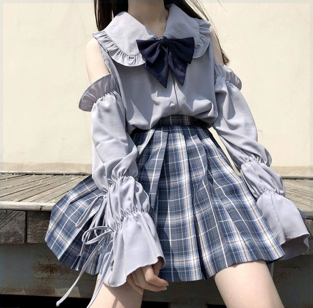 Children's College of Children's College Naval Wind Summer CUHK Scout Pleats Girls Foreign Pie Women Jk Suit Full Set Of Long Sleeves