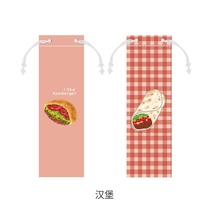 Tableware cloth bag spoon chopsticks storage T bag portable out-going Japanese-style travel box for children and students to hold spoons