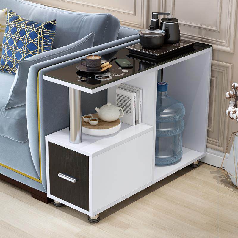 Sofa side table, tea and water cabinet, small table with water dispenser, light luxury side cabinet, movable living room