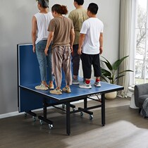 Home Foldable Ping Pong Table Standard School Professional Competition Indoor Ping Pong Table Case With Wheel Movement