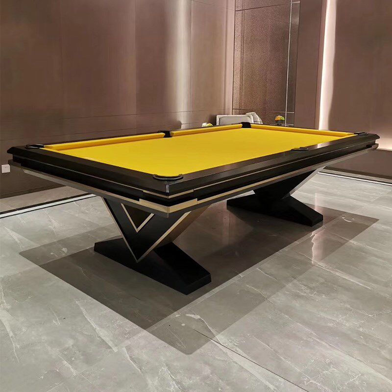 Billiard table standard American black eight commercial three-in-one villa private custom fancy nine-ball solid wood billiard table