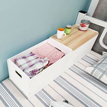 Bedside storage artifact for clothes in the bedroom Bedside shelf College student dormitory bedroom storage artifact up and down