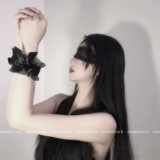 Сексуальная цепь с бантиком, браслет для влюбленных, повязка для глаз, комплект