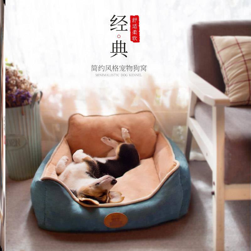 Dog mat anti-ripping bite pet dog sofa bed Dog Nest Autumn Winter Waterproof large number Koki Labrador sleeping with