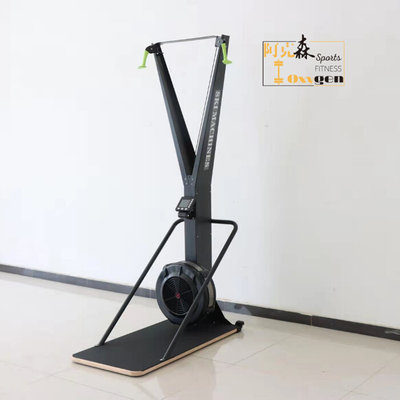 Genuine commercial wind resistance ski machine indoor double-arm high puller gym indoor simulated snow rower rowing pull