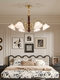 American-Style Mid-Century Living Room Chandelier, South Asian Style, Simple and High-End, Full-Spectrum Eye-Protecting Lamp, New Master Bedroom Lighting Fixture