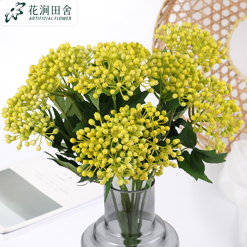 Nantianguo artificial flower 2021 new living room fake flower decoration high-end light luxury flower decoration bouquet high branch