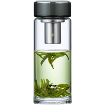 Vientiane glass-cup monolayer large-capacity upscale band strainer office water glass home minimalist vehicle cups 552