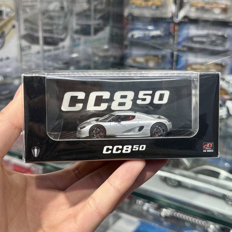 Lcd Hec North China Exhibition Limited Edition Koenigsegg Cc850 Silver 1/64 Alloy Car Model