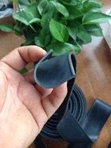 U-shaped original garage door black universal electric door rolling shutter door accessories bottom sealing strip sealing leather