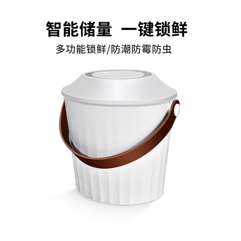 Co-Stranget Pet Vacuum Grain Storage Barrel Cat Dog Kitty Moisture Intelligent Automatic Storage Barrel Cat Food And Dog Food Sealing Barrel