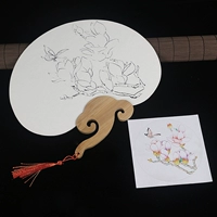 Модель Жуйи [Магнолия танцует с бабочками] поставляется с бесплатной ручкой для рисования и пластиной.