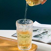 Glacier Textured Glass Cups Cute Water Cups Home Coffee Cups Nets Red Ins Wind Girls Wine Cups Water Cups Suits