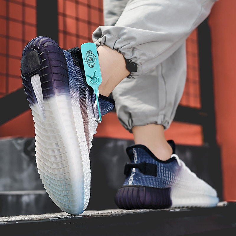 European Station Men's Shoes 2022 summer new 350 coconut breathable skin weaving thin sports casual running tide shoes