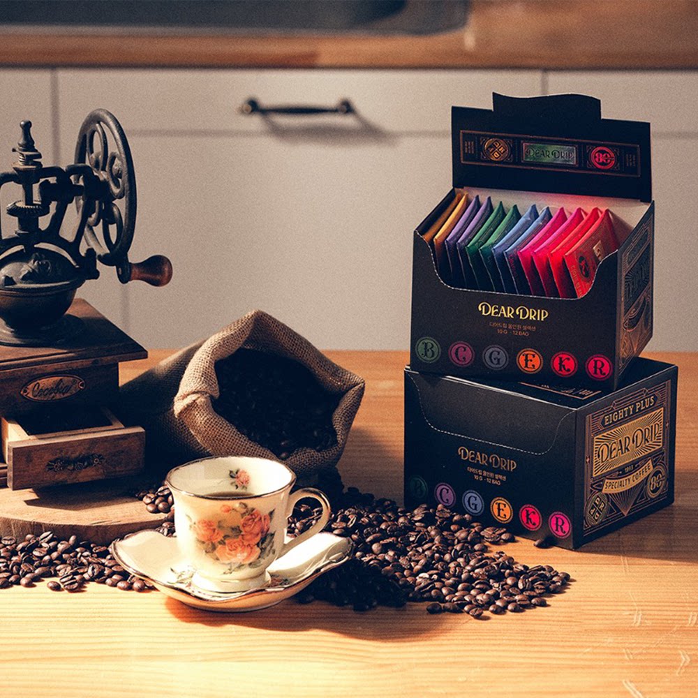 картон 定制花茶挂耳咖啡茶叶泡袋包装盒通版盒15-20包