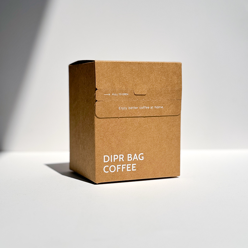 バッグ warenfause Discovery pack Coffee brown The american kraft paper ear-hanging coffee box smells so