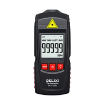 Delixi 880 tachometer digital display speedometer speed digital speedometer high-precision motor speed speed measurement instrument
