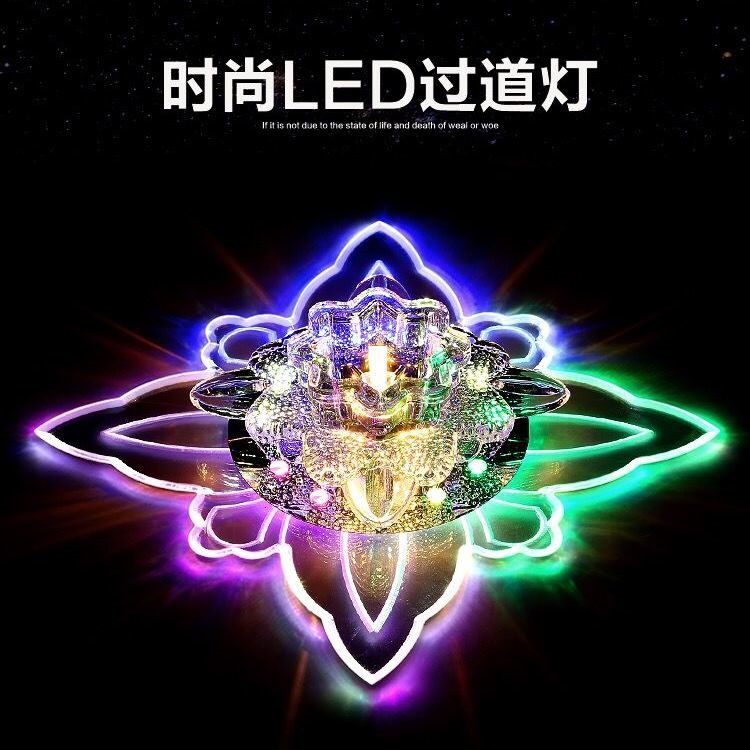 Internet celebrity creative crystal led aisle light corridor light porch light foyer light ceiling spotlight aisle light ceiling light