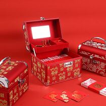 Engagement Hardware Color Ceremony First Accessories Box Hire Gold Dress Money Ti Pro Gift Box Upmarket Chinese Three Gold Gift Boxes