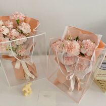 pvc fresh flower shop Valentines Day bouquet gift bag bridesmaids accompanied by gift bags Gift Bags Refined senior small crowdsourced