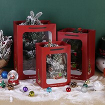 Christmas shop window Handbags Creative exquisite Christmas Eve accompanied by hand gift box gift bags flowers for men and women