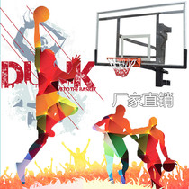 Childrens rebounding basket training outdoor electric lifting indoor basketball rack hanging wall-mounted wall-mounted adult household