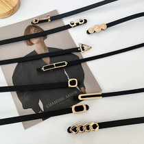 Belts for women fashionable and versatile jeans for girls versatile belts for students Korean style thin womens decorative belts womens waist tightening