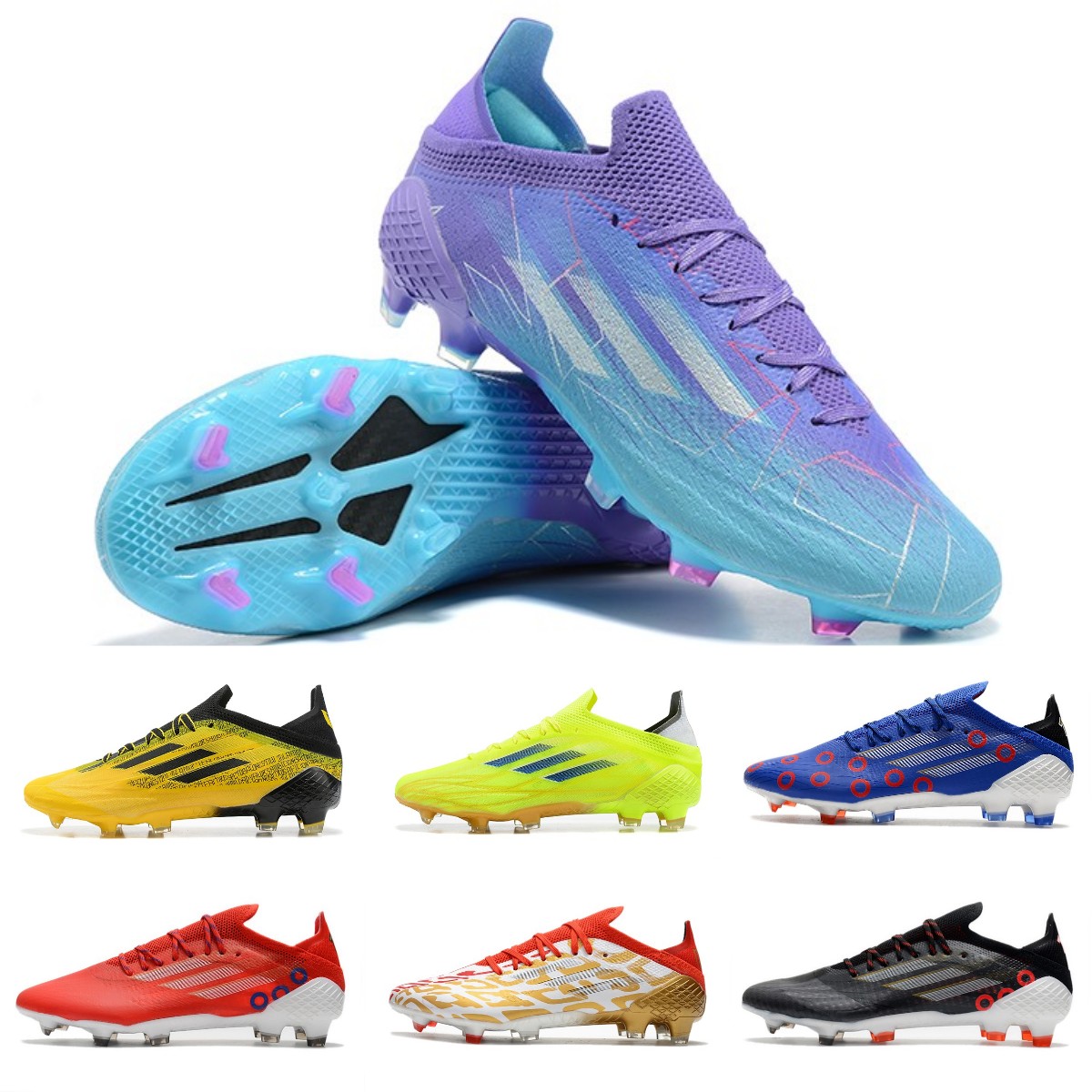 Little plum falcon 21 football shoes ag male c Luo supertop Messi fg long nail tf broken nails speedflow short nails x
