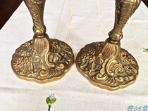 Chic 05 Cousins Antique Collections A Pair Of Baroque Brass Candleholders Naughty German Antique Shop
