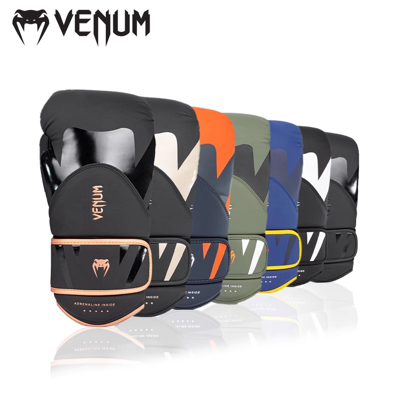 Venum Venom Boxing Gloves Challenger 4.0 Adult Sanda Gloves for Men and Women Training Fighting Muay Thai Combat