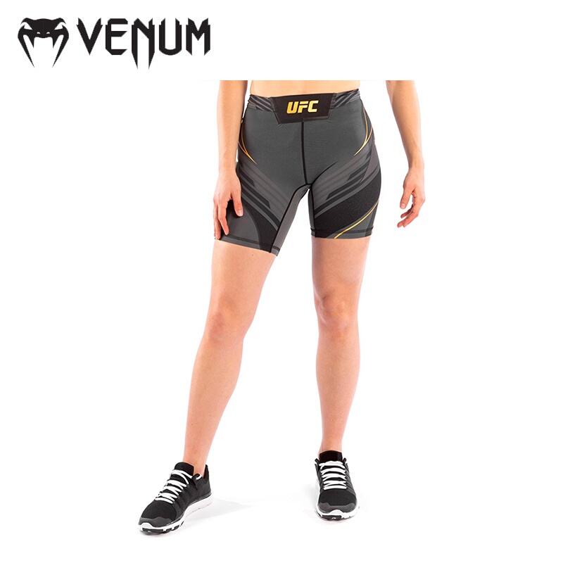 Venum Ufc Co-Branded Fighting Night Women's Tight Shorts Fitness Boxing Tights Compression Pants