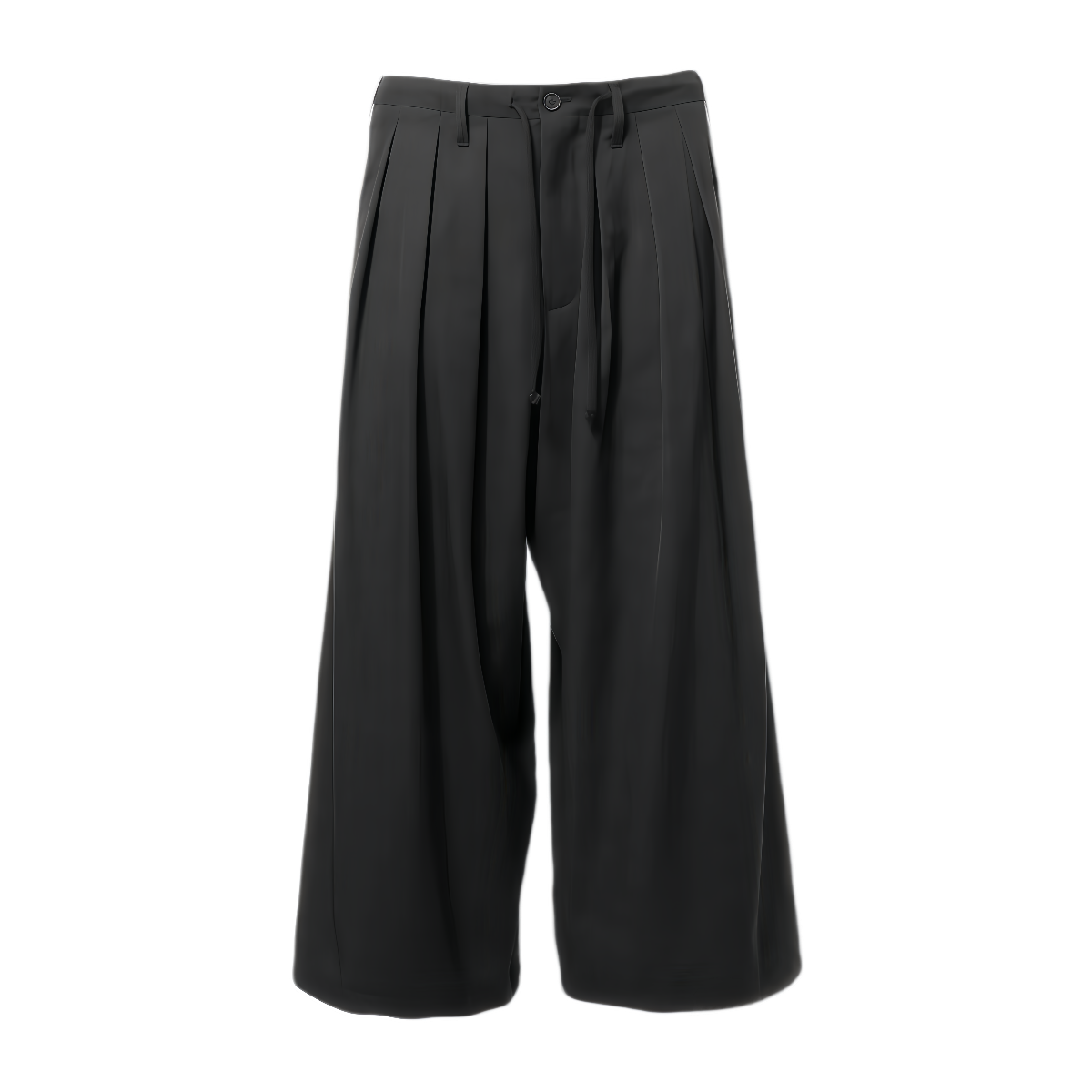 Small design balloon, trousers, trend of season, drawstring, loose straight fit