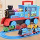 Toma little locomotive toys model railcar children's alloy simulation electric train boy birthday gift