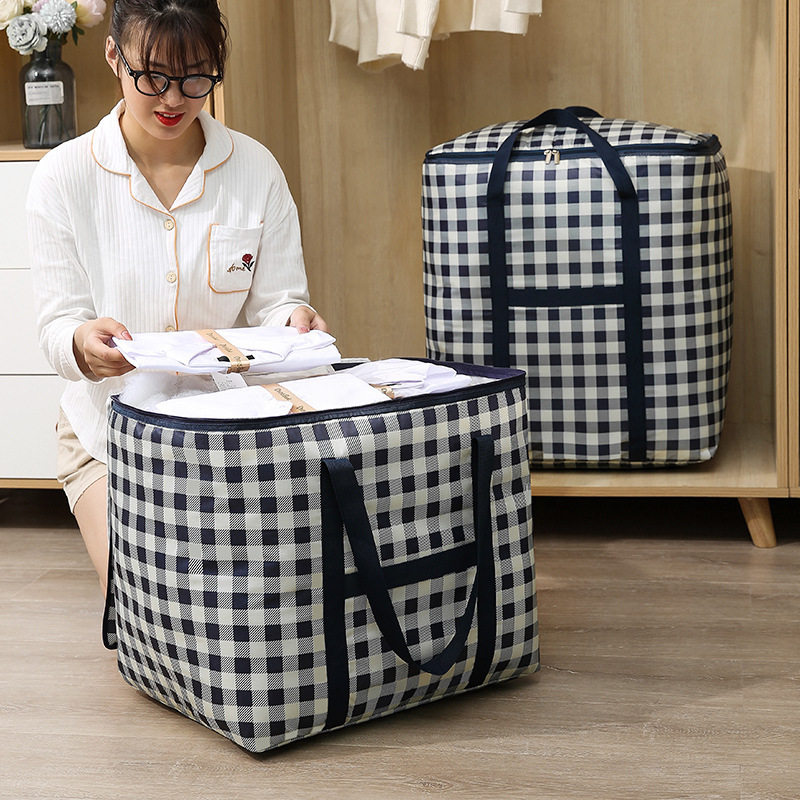 Cashier Bag Finishing Bag Clothing Cotton Quilted Quilt Subcollect Bag Luggage Bag Big Number Home Moving Packing Bag-Taobao