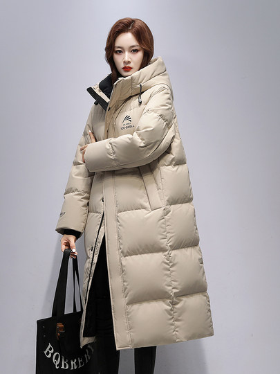 [Ice Shell Series 2.0] Duck Duck Long down Jacket 2025 New Winter Windproof Thickened down Coat for Women