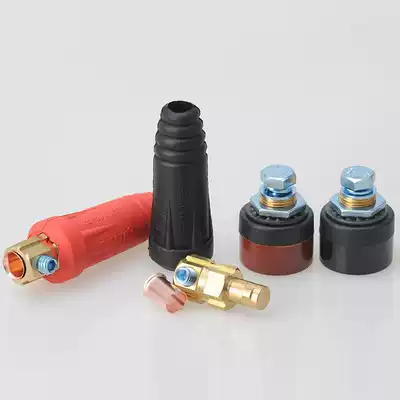 Welder quick connector Electric welding machine pure copper 10-25 35-5050-70 welding rod quick plug socket connector