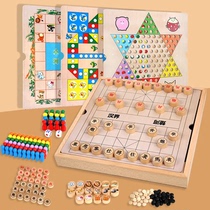 Flying Chess Checkers Gobang Fighting Snake Chess Childrens Magnetic Multifunctional Board Student Puzzle All-in-one
