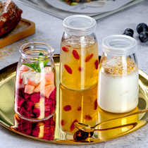 Birds nest bottle can be steamed household glass bottle sealed jar high temperature resistant food storage jar Rolando 947g