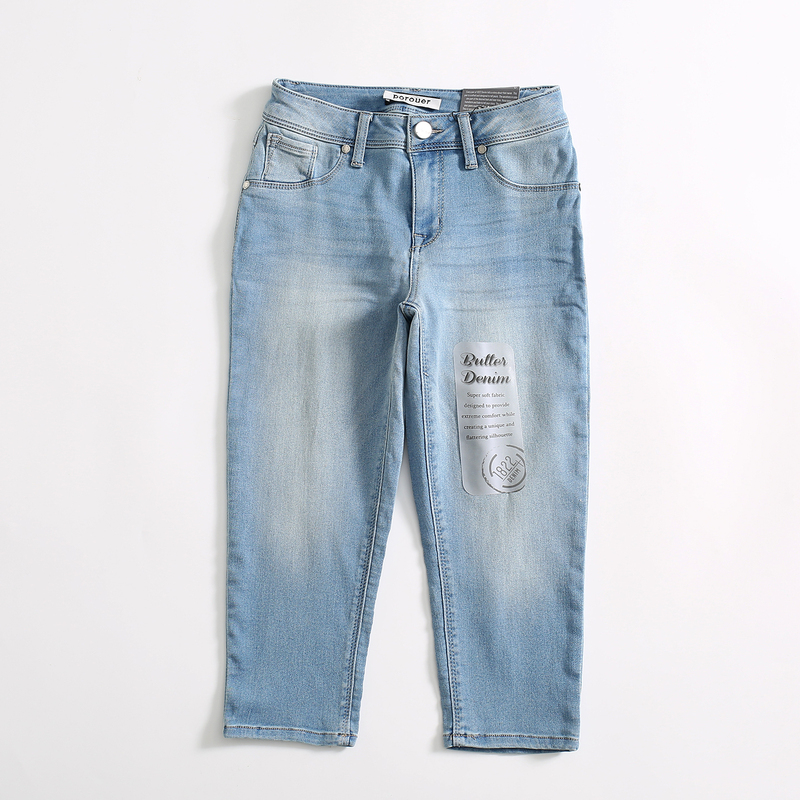 Us Single Item ~$59! Available in Large Sizes, Soft Low-Rise Denim Casual Pants, Cropped Pants for Women
