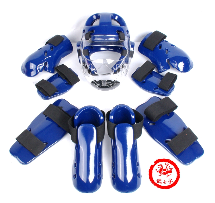 Taekwondo Guard Protective Gear Helmet Mask Sponge Short Soldier Pair of Percussion Catharque short stick Real combat training bar-Taobao